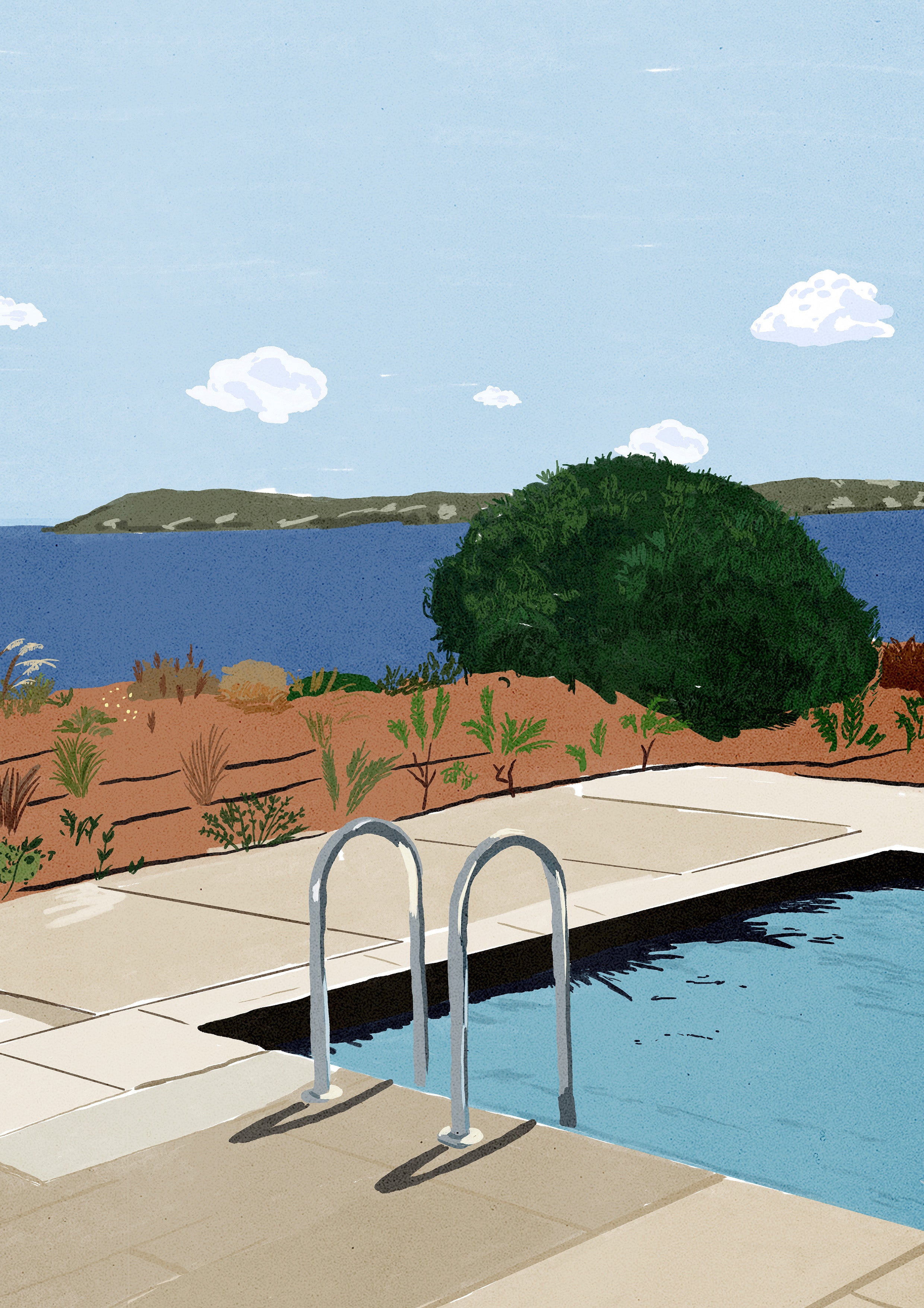 An Empty Pool in Paros